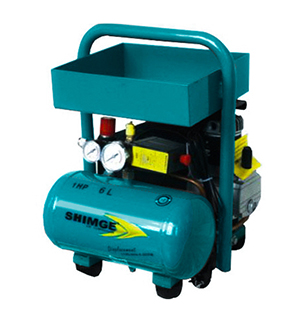 1HP 6L, Electric Powered Compressor with Tool Box